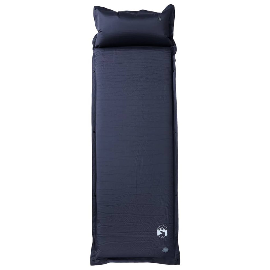 Colchón de camping autoinflable con con almohada 1 persona