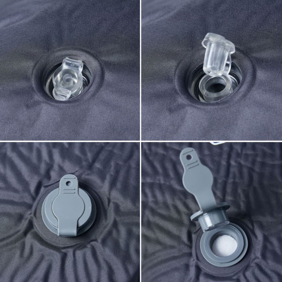 Colchón de camping autoinflable con con almohada 1 persona