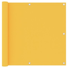 Toldo para balcón tela oxford amarillo 90x600