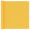 Toldo para balcón tela oxford amarillo 90x600 cm