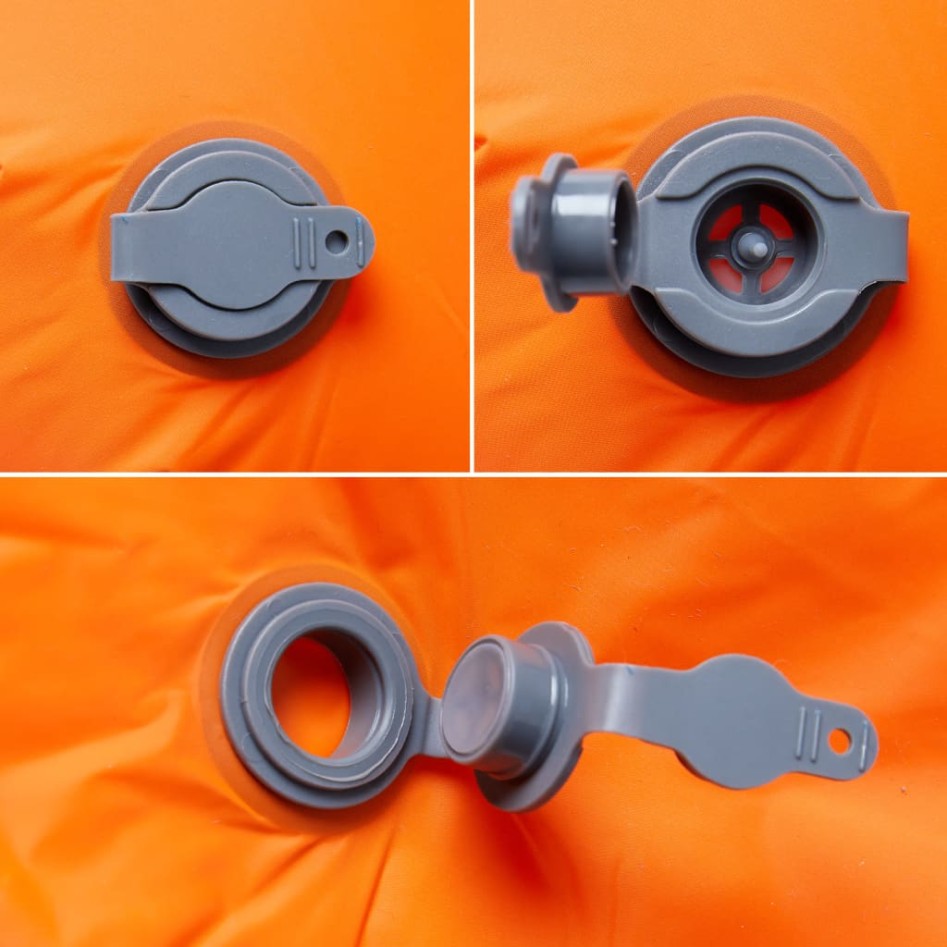 Colchón de camping inflable con almohada 1 persona