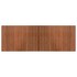 Alfombra rectangular bambú marrón 70x200