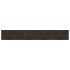 Alfombra rectangular bambú marrón oscuro 60x400