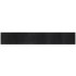 Alfombra rectangular bambú negro 80x500
