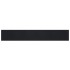 Alfombra rectangular bambú negro 80x500
