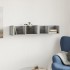 Mueble de pared madera de ingeniería gris Sonoma 99x18x16,5