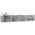 Mueble de pared madera de ingeniería gris Sonoma 99x18x16,5