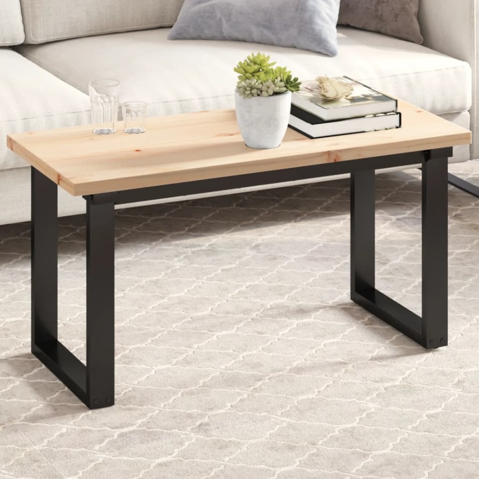 Tablero de mesa rectangular madera maciza pino 90x40x2,5