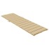 Cojín para tumbona tela beige melange 200x50x4