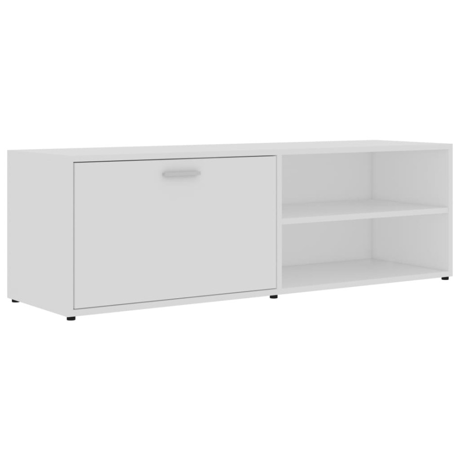 Mueble para TV madera contrachapada blanco 120x34x37