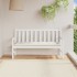 Cojín para banco de jardín tela crema melange 150x50x7