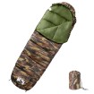 Saco de dormir tipo momia de camping para adultos 3 estaciones
