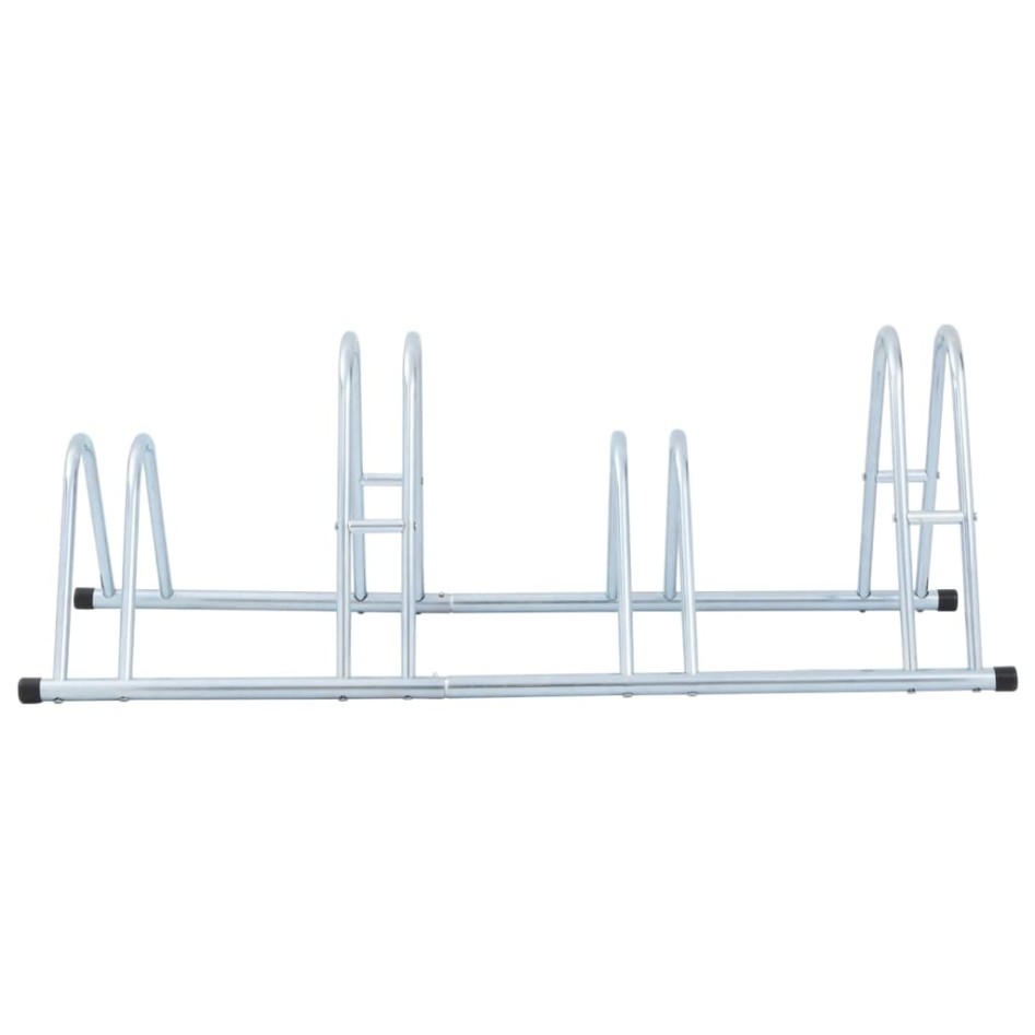 Soporte para 4 bicicletas suelo independiente acero