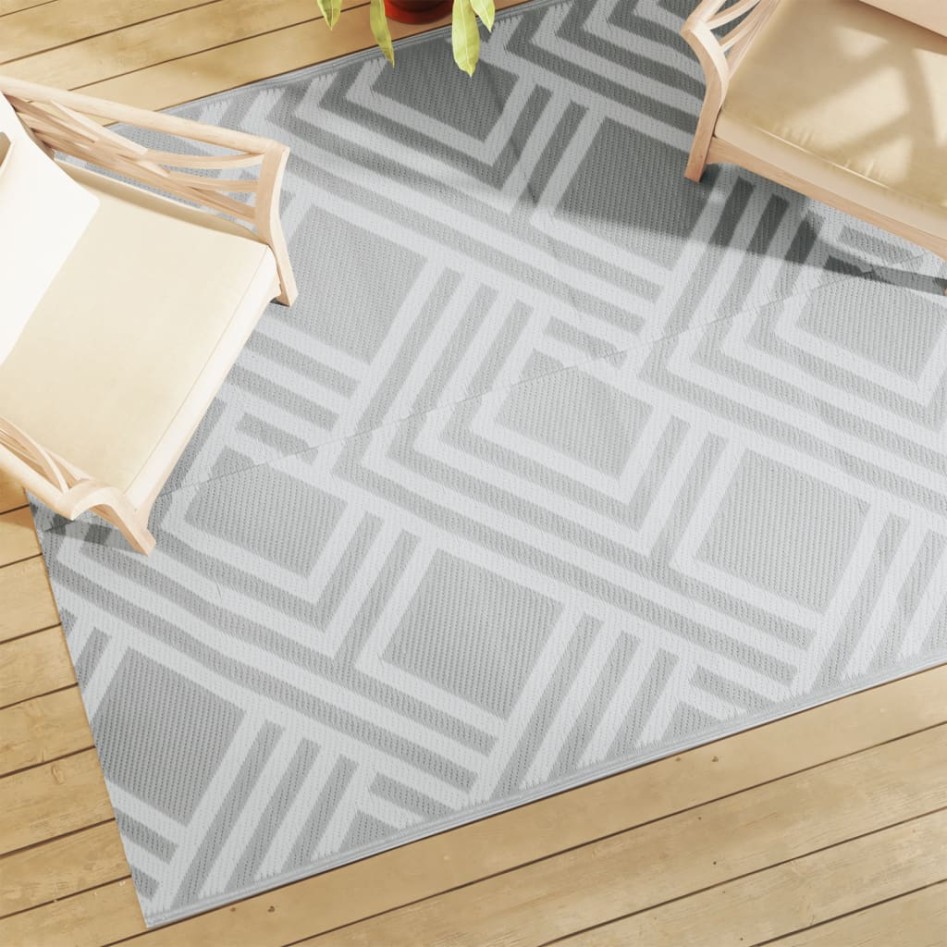 Alfombra exterior ARAKIL PP gris 160x230