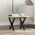 Patas de mesa de centro estructura X acero 30x30x33