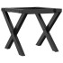 Patas de mesa de centro estructura X acero 30x30x33