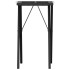 Patas de mesa de comedor estructura X acero 40x40x73