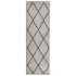 Alfombra pelo largo moderna PAMPLONA beige antracita 80x250