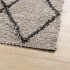 Alfombra pelo largo moderna PAMPLONA beige antracita 80x250