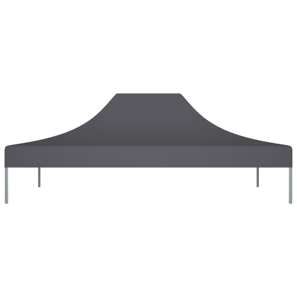 Techo de carpa para celebraciones gris antracita 4x3 m 270