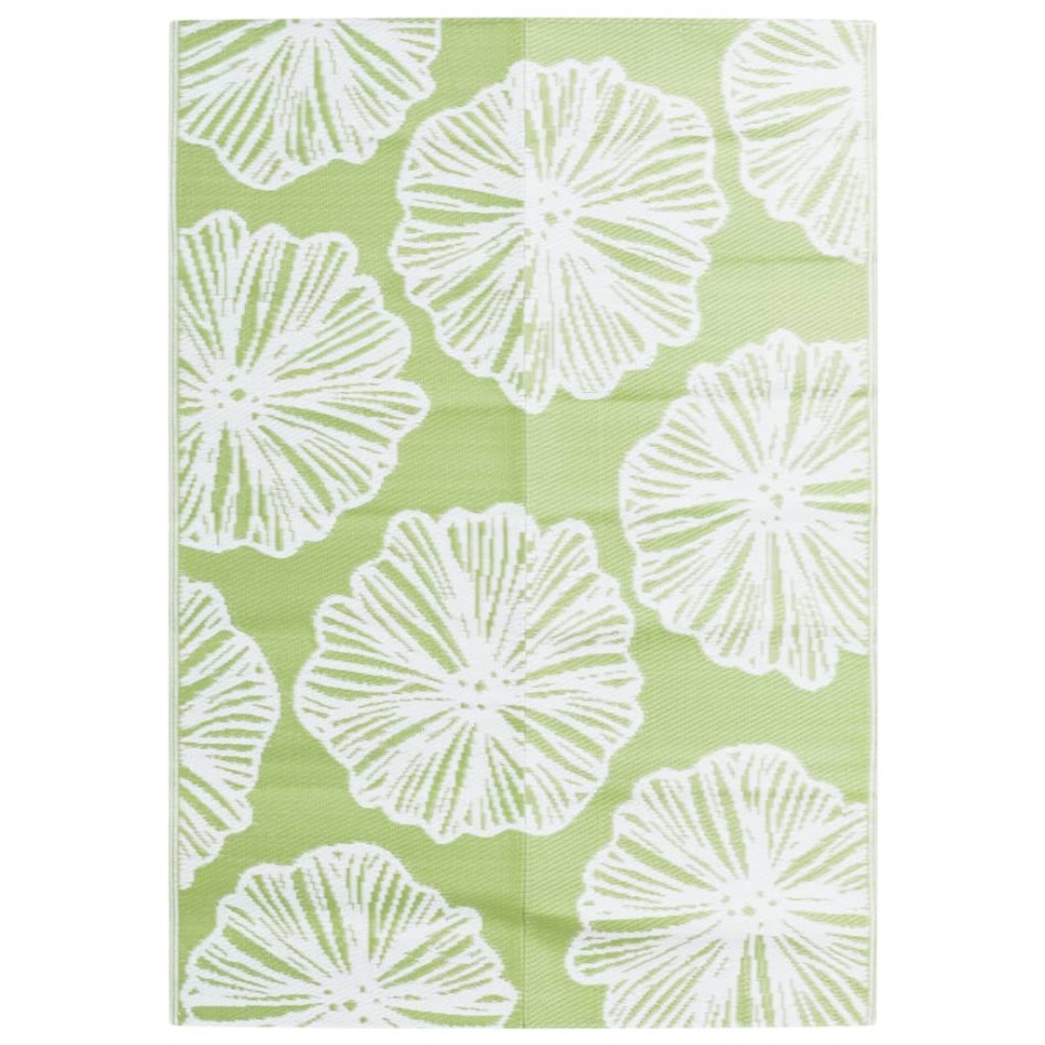 Alfombra exterior ARAKIL PP verde 140x200