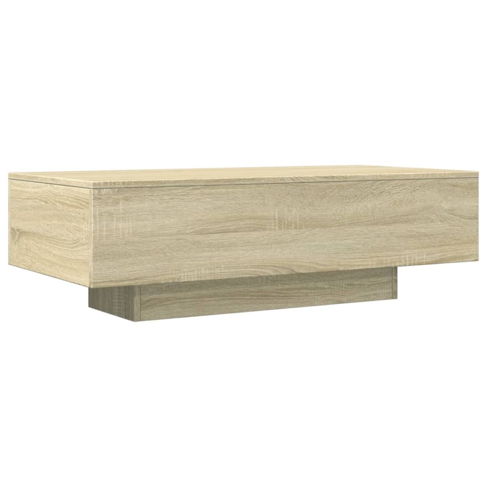 Mesa de centro madera de ingeniería roble Sonoma 100x49,5x31