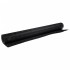 Toldo para balcón ratán sintético negro 400x90