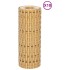 Toldos de balcón 10 uds ratán sintético marrón claro 255x19