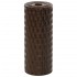 Toldos de balcón 10 uds ratán sintético marrón negro 255x19