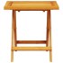 Mesa auxiliar de jardín madera maciza de acacia 40x40x40