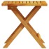 Mesa auxiliar de jardín madera maciza de acacia 40x40x40