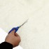Alfombra de tienda de campaña crema 5,5x2,5