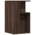 Mesa auxiliar madera de ingeniería roble marrón 35x35x60