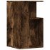 Mesa auxiliar madera de ingeniería roble ahumado 35x35x60