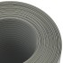 Pantallas privacidad jardín 10 uds PVC gris piedra 252,5x19