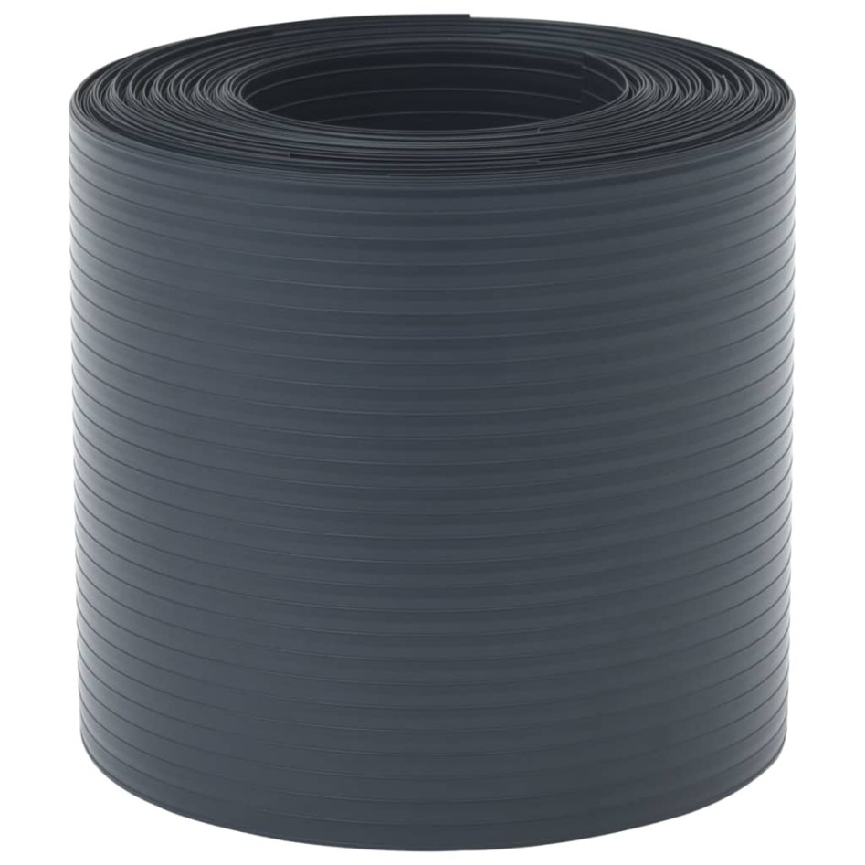 Pantallas de privacidad de jardín 10 uds PVC negras 252,5x19