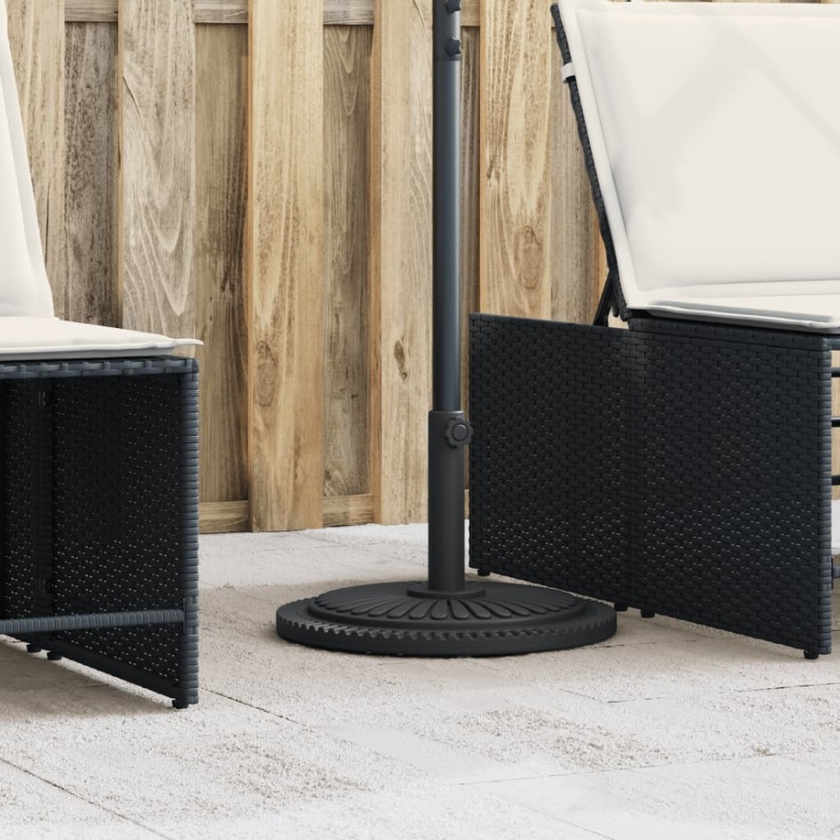 Base de sombrilla semicircular para palos de Ø38/48 mm 12