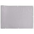 Pantalla de privacidad de balcón PVC gris 1000x75