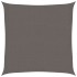 Toldo de vela cuadrado HDPE 3,6x3,6 m gris