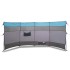 Cortaviento de camping impermeable azul 366x152x152