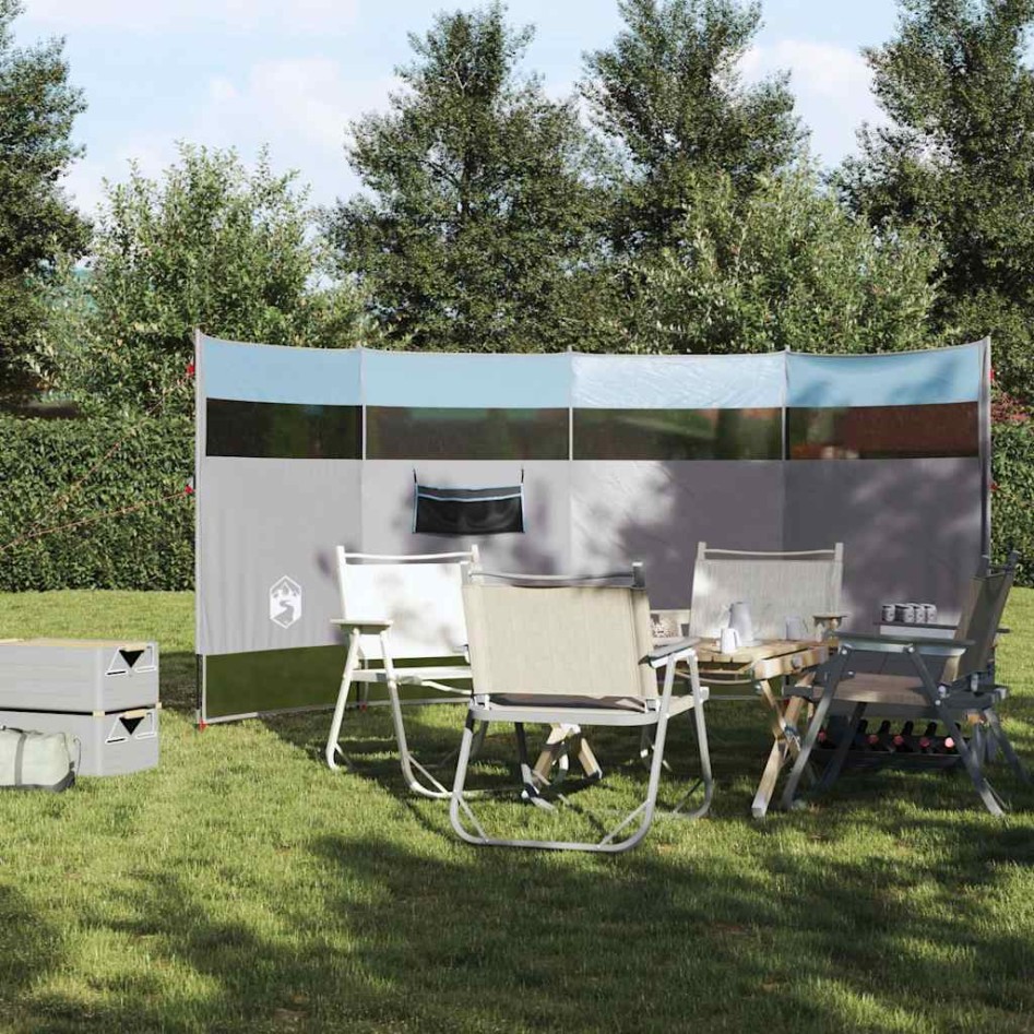 Cortaviento de camping impermeable azul 366x152x152