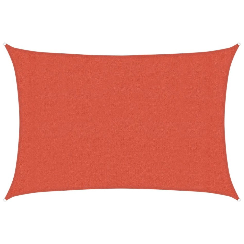 Toldo de vela HDPE terracota 160 g/m² 3x5