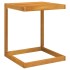 Mesa en forma de C madera maciza de acacia 42x40x50