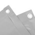 Pantalla de privacidad de balcón PVC gris 1000x90