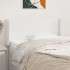 Cabecero de cuero sintético blanco 103x16x78/88