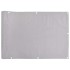 Pantalla de privacidad de balcón PVC gris 700x120