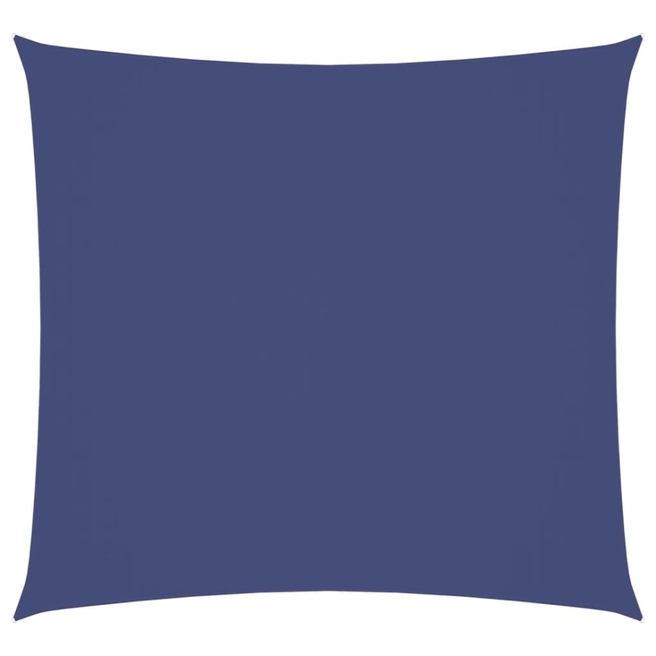 Toldo de vela cuadrado de tela oxford azul 3x3