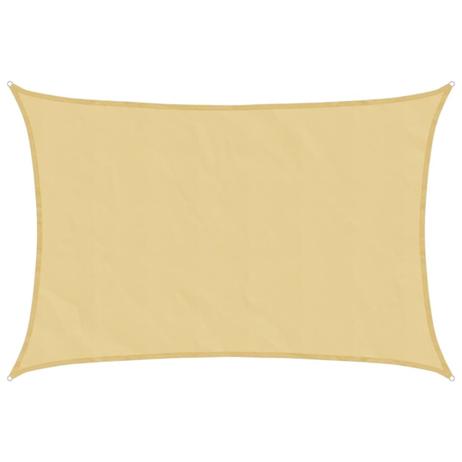 Toldo de vela poliéster oxford 100% arena 4x2,5