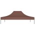 Techo de carpa para celebraciones marrón 4x3 m 270