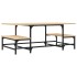 Mesa de centro madera de ingeniería roble Sonoma 100x50,5x40